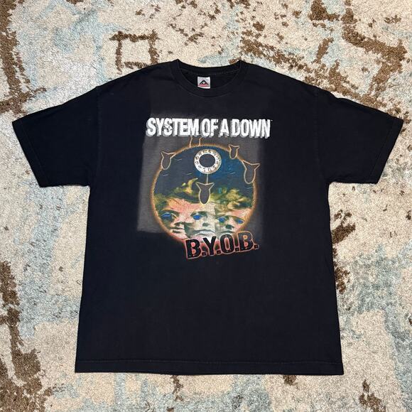 2005 System of a Down BYOB Mezmerize Shirt Size XL Alternative Numetal Band Tee - Picture 1 of 6